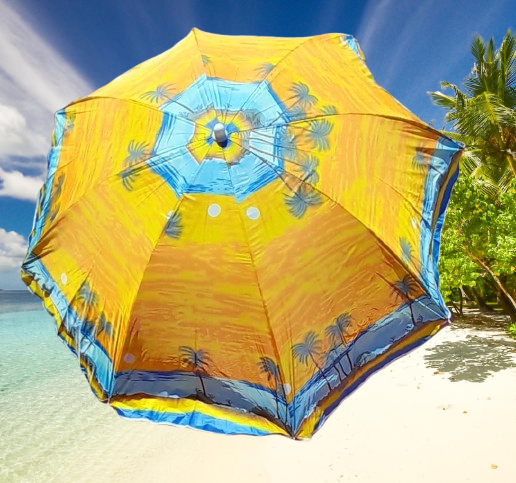 Quitasol Grande Sombrilla De Playa 170 Cm