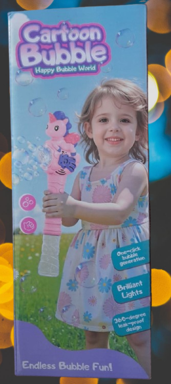 🦄 ¡Magia y Diversión Asegurada! El Generador de Burbujas de Unicornio que Hará Brillar Sus Ojos ✨