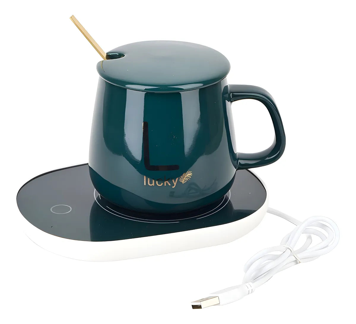 Taza Con Calentador Eléctrico Para Café Té Leche /usb