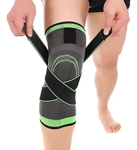 Rodillera Elástica Ajustable Comodidad Y Soporte Verde