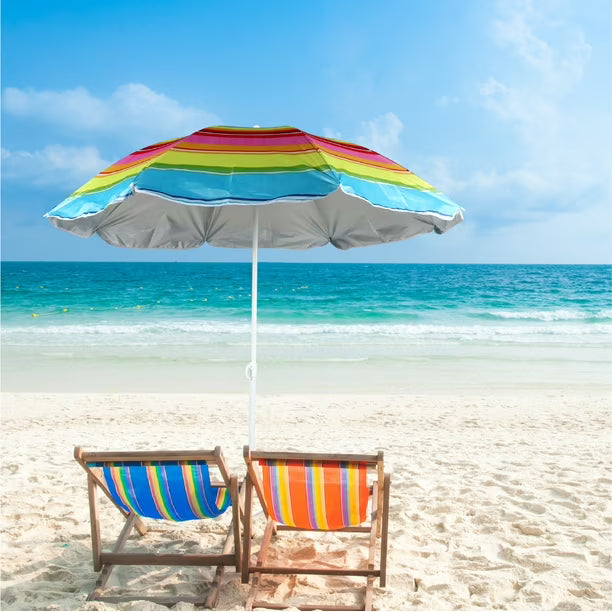 Quitasol Grande Sombrilla De Playa  170 Cm