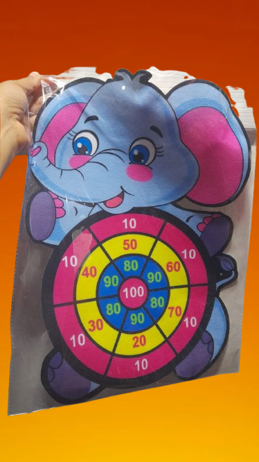 Juego Tablero Tiro Al Blanco De Velcro Infantil